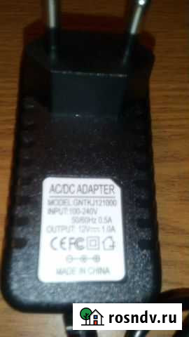 Адаптер питания 12V 1.0 A Москва - изображение 1
