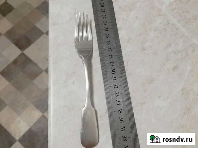 Вилка серебро царская клеймо Батайск - изображение 1
