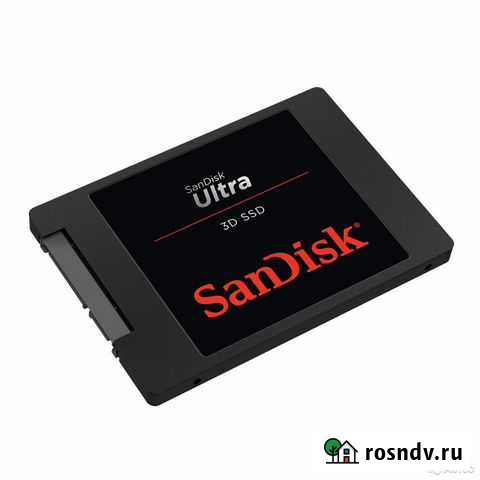 4TB SSD TLC SATA 3 550 Мбайт/с WD SanDisk Ultra 3D Новосибирск - изображение 1
