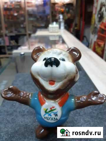 Статуэтка Мишка Олимпийский 98год Белгород - изображение 1