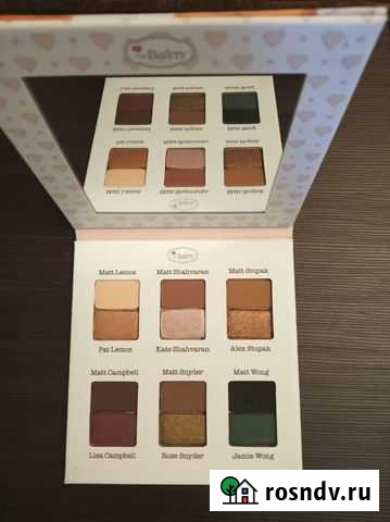 Палетка теней THE balm новая Красногорск - изображение 1