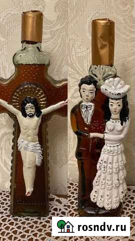 Коньяк в бутылках ручной работы. Крест и жених с н Краснодар - изображение 1