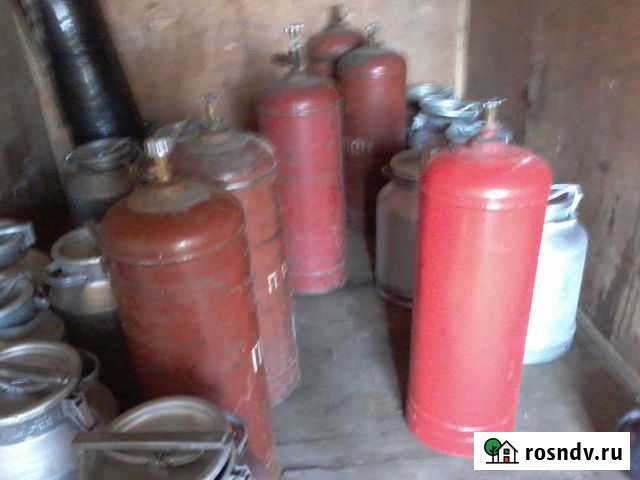 Баллоны красные 50л и синие Чита - изображение 1