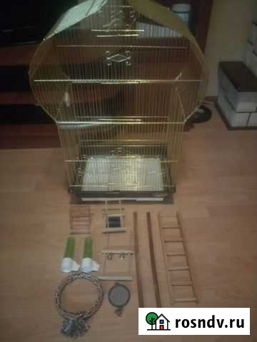 Клетка для попугаев большая 70*55*35см Котельники - изображение 1