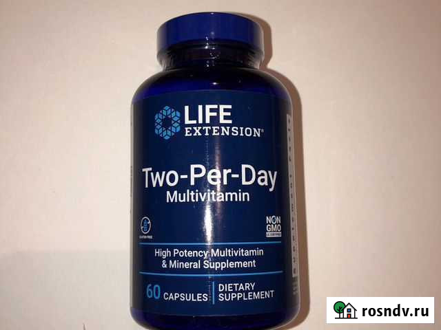 Мультивитамины «Дважды в день», 60 шт, США Санкт-Петербург - изображение 1