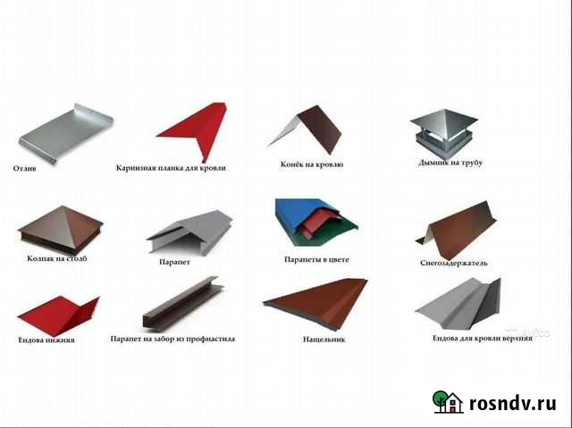 Отливы, планки нестандартные. п. Сосново Сосново - изображение 1