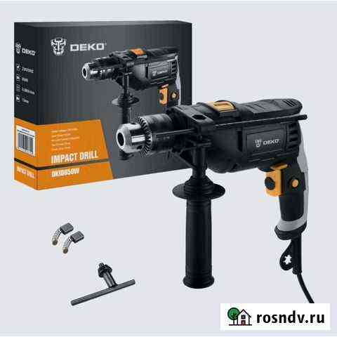 Дрель ударная сетевая deko dkid850W, 850 Вт, 2800 Обнинск