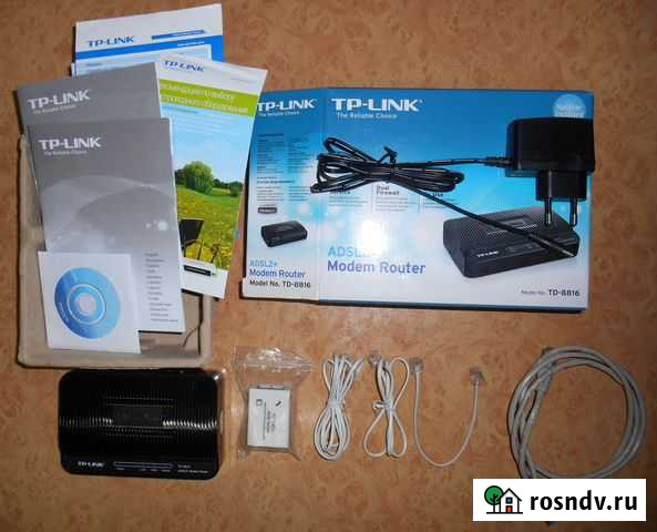 Adsl 2+ Модем роутер TD-8816 Старая Майна - изображение 1