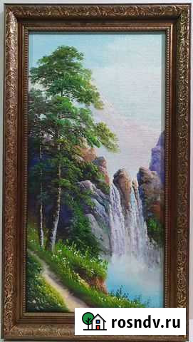 Картина маслом на холсте пейзаж Обнинск - изображение 1