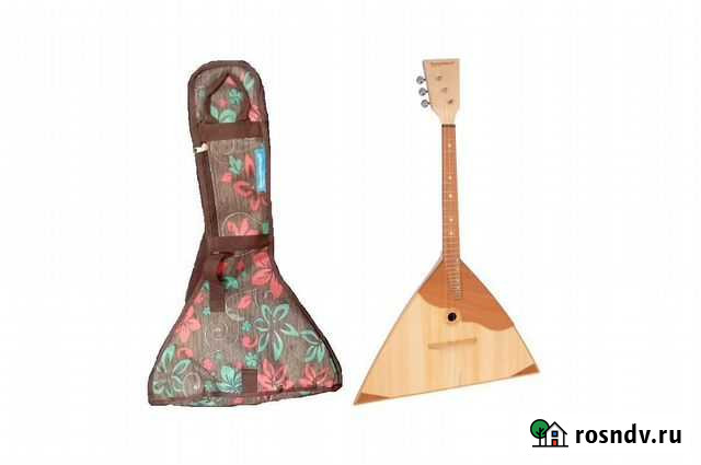 Академическая балалайка в красивом чехле Оренбург - изображение 1