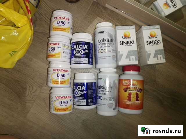 Рыбки 72 шт, кальций, витамин д Петрозаводск - изображение 1