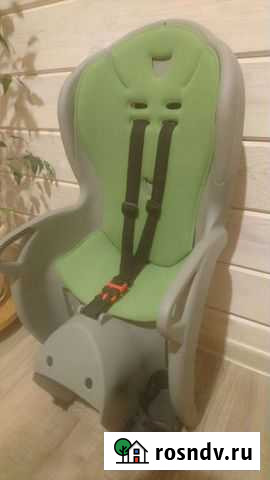 Детское велокресло hamax kiss medium grey/green Балабаново - изображение 1