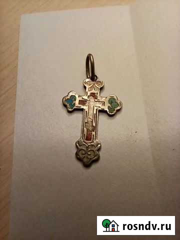 Крестик серебро 84 проба Михайловка - изображение 1