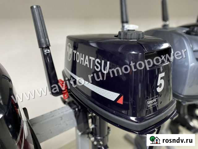 Лодочный мотор Tohatsu M5 новый Южно-Сахалинск - изображение 1