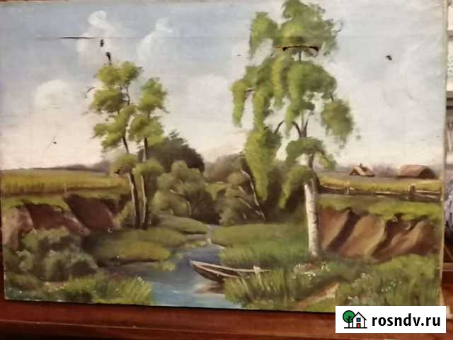 Картина маслом старая Санкт-Петербург - изображение 1