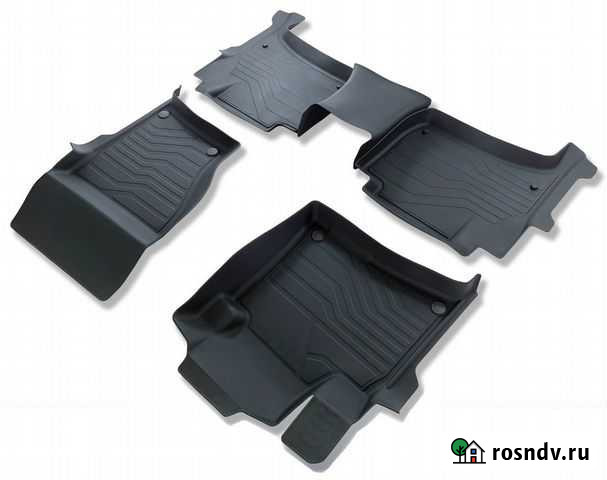 Коврики 3D LUX VW touareg 2010-2018 2-Х зонный кл Набережные Челны - изображение 1