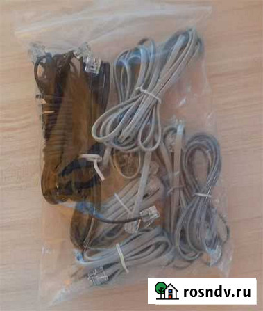 Телефонный кабель RJ-9/RJ-11/RJ-14 в ассортименте Москва - изображение 1