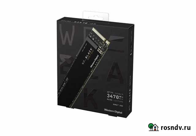 SSD M.2 500GB WD Black NVMe SN750 Новый Астрахань - изображение 1