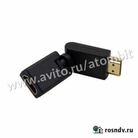 Переходник hdmi M - hdmi F поворотный 360 градусов Челябинск