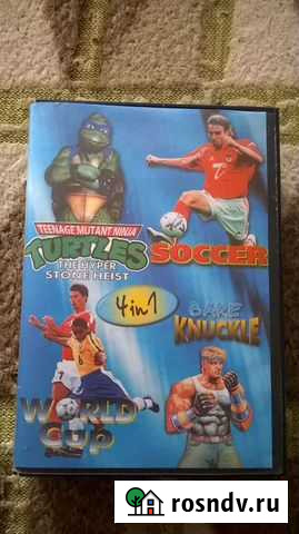 Картридж Sega - 4 in 1 World Cup Soccer etc Черноморское - изображение 1