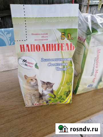 Наполнитель для кошек 5л Тверь - изображение 1