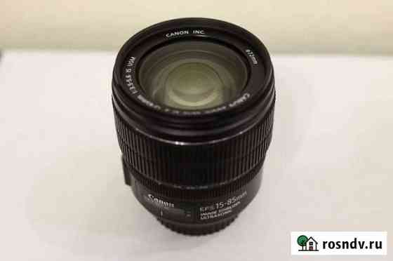 Объектив canon ef-s 15-85mm is usm Тихорецк