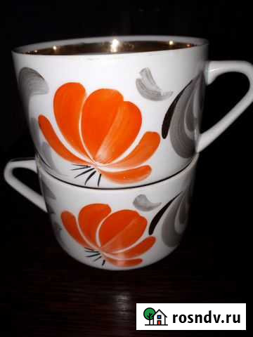 Чашки 2 шт, Дмитровский завод Россошь - изображение 1