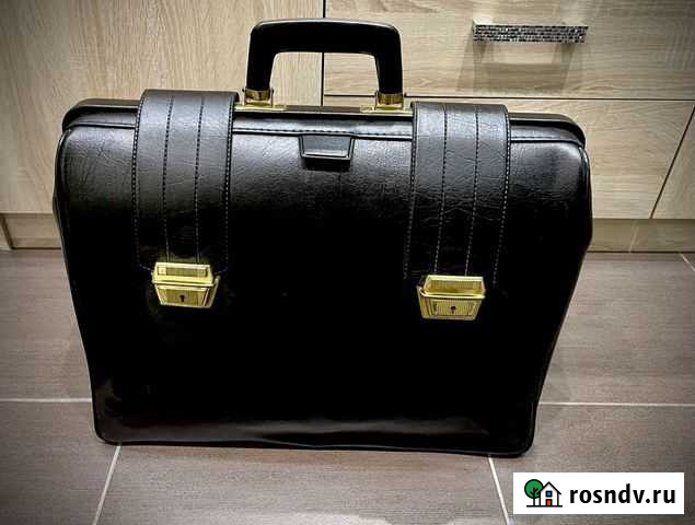 Саквояж кожаный СССР Севастополь - изображение 1