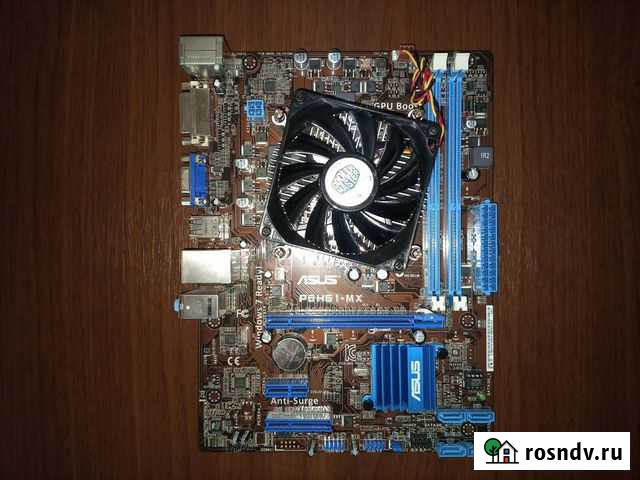 Мат. плата сокет 1155 + i3 2100 Ленинск-Кузнецкий - изображение 1