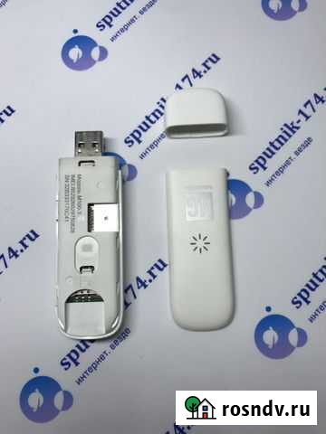 4G модем + неограниченный трафик. ZTE м100-3 белый Челябинск - изображение 1