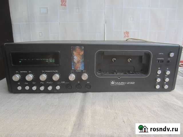 Магнитофон Маяк-232 Стерео чёрный Таганрог - изображение 1