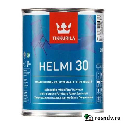 Краска Tikkurila Helmi 30 Курган - изображение 1