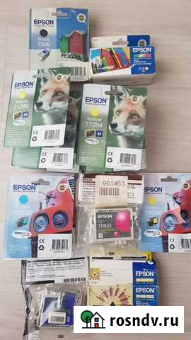 Картриджи для принтера Epson оригинал Томск - изображение 1