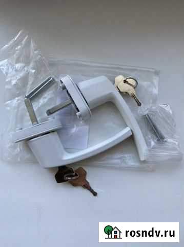 Ручки оконные с замком Тюмень - изображение 1