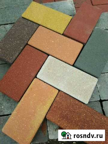 Плитка тротуарная Брусчатка цена от370до750руб Курчалой - изображение 1
