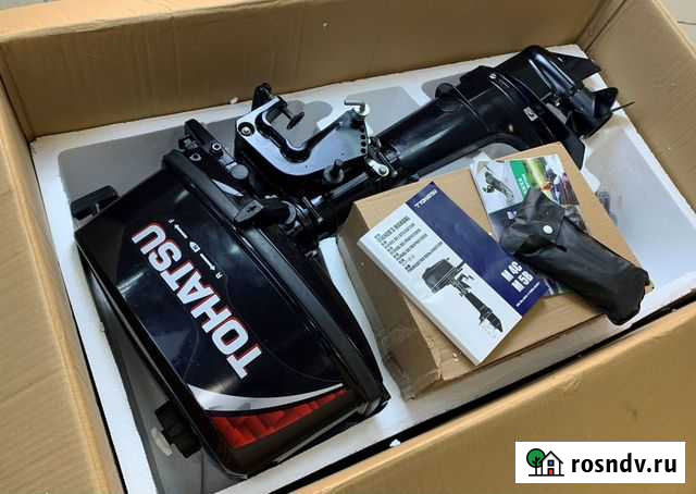 Лодочный мотор Тохатсу (Tohatsu) 5 лс. (новый) Якутск - изображение 1