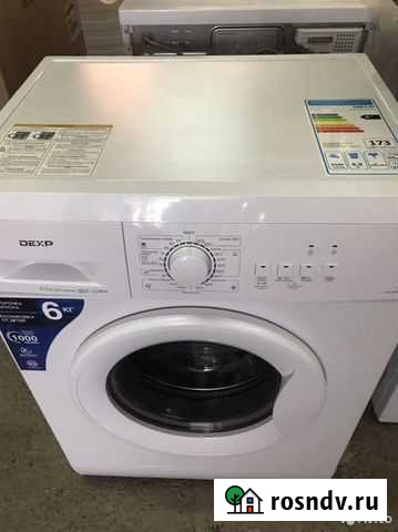 Новая Стиральная Dехр 6кг/47см 1000об/м А+++23прог Уфа - изображение 1