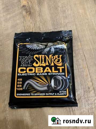 Струны Ernie Ball 2733 Slinky Cobalt Electric Bass Новосибирск - изображение 1