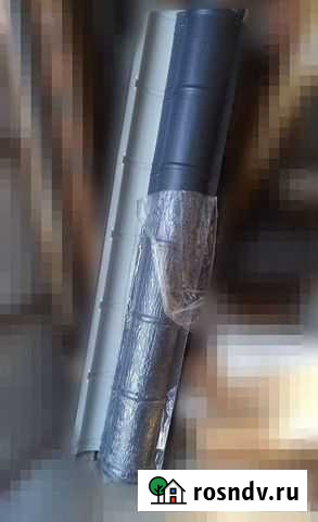 Новый Конёк кровельный полукруглый Графит серый ra Пенза - изображение 1