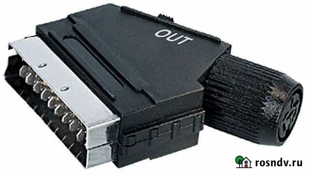 Переходник 6 pin (DIN 45322) мама - scart (папа) Железногорск - изображение 1