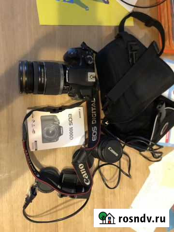 Зеркальный фотоаппарат EOS 1000D Мытищи - изображение 1