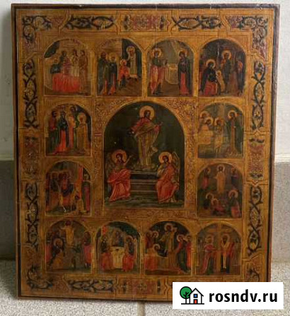 Икона Двунадесятые Праздники Рыбинск - изображение 1