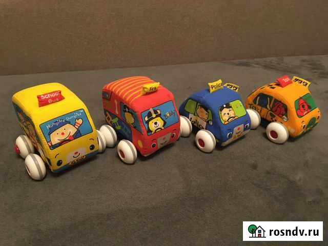Машинки мягкие KsKids с инерционным механизмом Краснодар - изображение 1