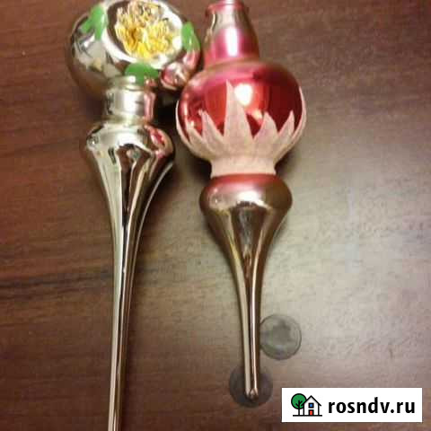 Новогодние украшения периода СССР - верхушки на ел Магадан - изображение 1