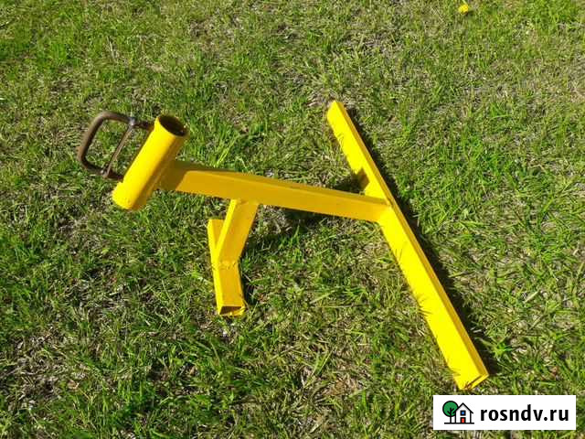 Домкрат на мотоблок для смены фрез на колеса Приволжский - изображение 1