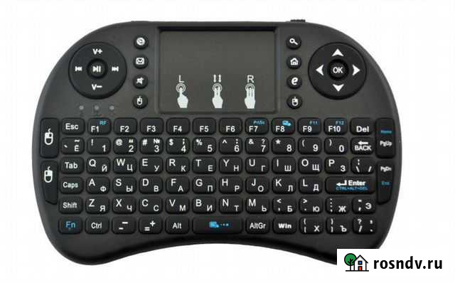 Мини беспроводная клавиатура с тачпадом новая Красноярск - изображение 1