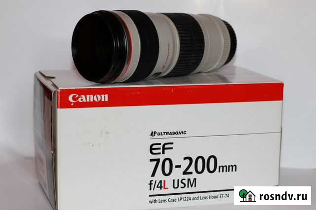 Объектив Canon 70-200 f/4 Новосибирск - изображение 1