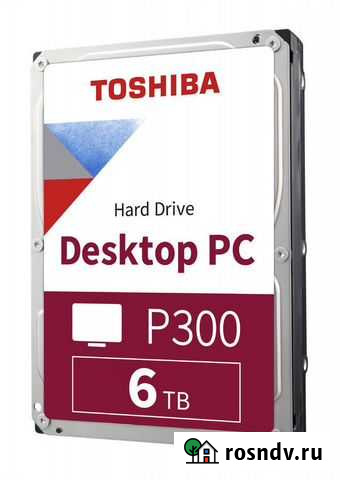 Жесткий диск Toshiba P300 hdwd260uzsva, 6тб Новосибирск - изображение 1