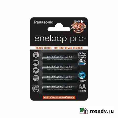 Аккумулятор Panasonic Eneloop Pro тип AA 2500mah Калининград