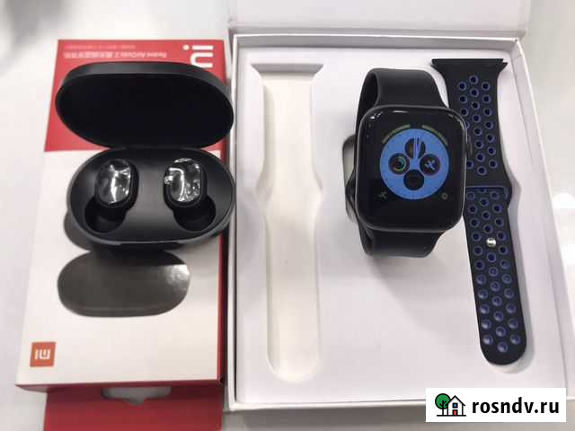 Беспроводные наушники airdots 2 + watch t55 Рязань - изображение 1